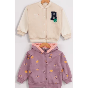 Kız Çocuk 2'li Paket Basic Hırka