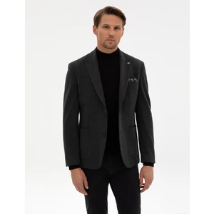 Pierre Cardin Erkek Antrasit Slim Fit Ceket 50317671-VR006