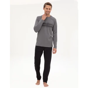 Pierre Cardin Erkek Koyu Gri Pijama Takımı 50322634-VR080