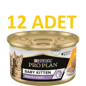 Proplan Junior Tavuklu Yavru Kedi Maması 85 g x 12 Adet