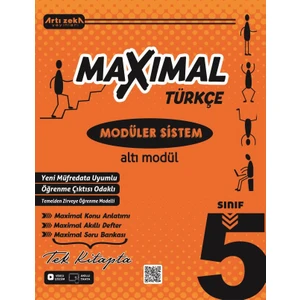 Artı Zeka Yayınları 5 Sınıf Maxımal Türkçe Modüler Sistem Seti (6 Modül)