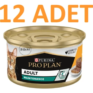 Pro Plan Yetişkin Tavuklu Kedi Konservesi 85 gr x 12