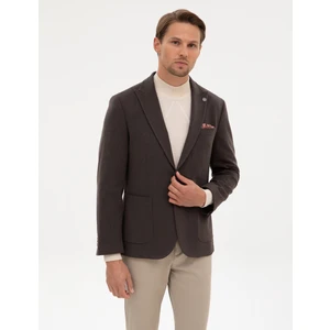 Pierre Cardin Erkek Kahverengi Slim Fit Ceket 50317671-VR029