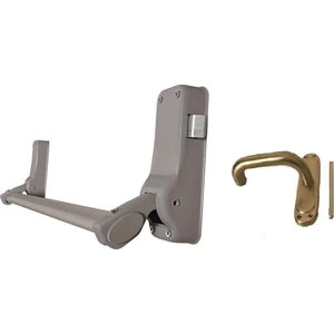 A-202 Panik Bar + Paslanmaz Çelik Kapı Kolu Seti