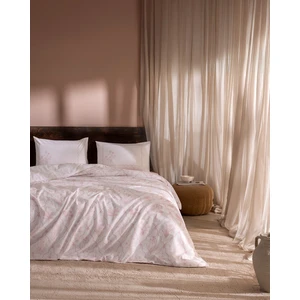 Madame Coco Rotule Tek Kişilik %100 Pamuk Ranforce Baskılı Nevresim Takımı - Pudra