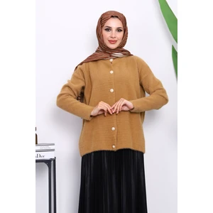 Vizon Bisiklet Yaka Angora Yumoş Hırka