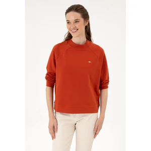 U.s. Polo Assn. Kadın Kiremit Sweatshirt 50313610-VR031