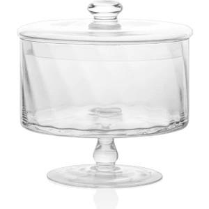 The Mia Ayaklı Cam Saklama Kabı 20 cm