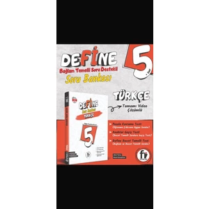 5.sınıf Define  Türkçe Soru Bankası
