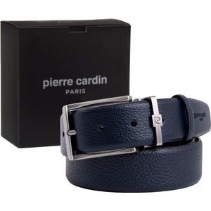 Pierre Cardin Lacivert Deri Erkek Kemeri (En 3,5 cm) PC100FLF5