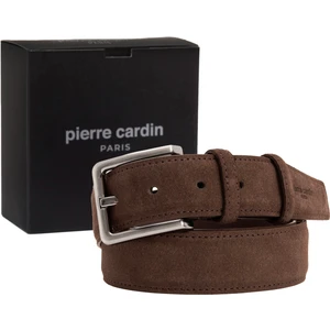 Pierre Cardin Kahve Suet Deri Erkek Kemeri (En 3,5 cm) PC1009K6S