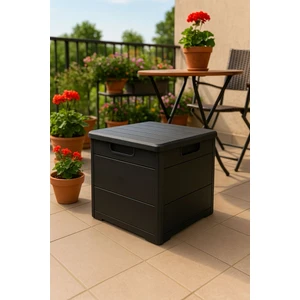 Sandık 120 Lt Organizer Kapaklı Bahçe, Balkon, Kiler Sandığı Çok Amaçlı Demonte