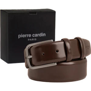 Pierre Cardin Kahve Rugan Deri Erkek Kemeri (En 3,5 cm) PC100AKV1