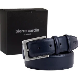 Pierre Cardin Lacivert Deri Erkek Kemeri (En 3,5 cm) PCK2009L7A