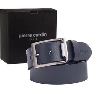 Pierre Cardin Lacivert Deri Erkek Kemeri (En 4 cm) PC3100P5W