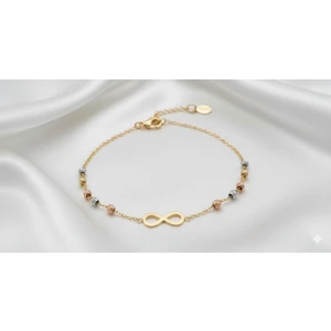 Sonsuzluk Temalı Dorika Altın Bileklik