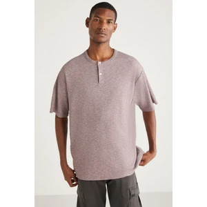 ANDREJ Erkek Mor T-Shirt