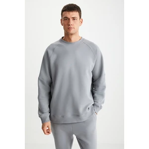 JOHHNY Erkek Mavi Sweatshirt
