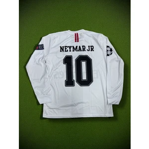 North Stand Nostaljik Uzun Kollu Neymar Jr Beyaz Psg Forma