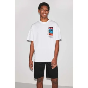 Ruınas Erkek Relaxed Kalıp Denim Siyah Şort