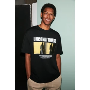 Uncondıtıonal Oversize Siyah T-shirt