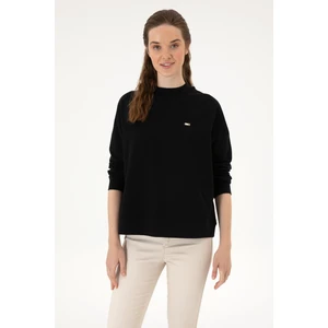 U.s. Polo Assn. Kadın Siyah Sweatshirt 50313610-VR046