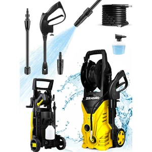 Alman  Yüksek Basınçlı 180 Bar Musluk ve Kovadan Su Çekme Bahçe Oto Yıkama Makinesi