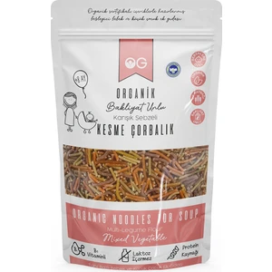 Organik Karışık Sebzeli Bakliyat Unlu Kesme Çorbalık 200Gr +8 Ay