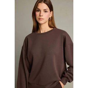 Bisiklet Yaka Modal Sweatshirt G2913AX25AU