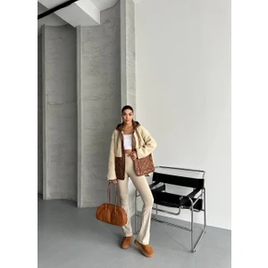 My Lunessa Zarax Siyah Cepli Peluş Mont