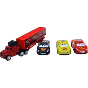 Racer Metal Oyuncak Tır ve Arabalar Seti Spr-50
