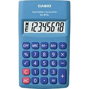 Cep Tipi Hesap Makinesi HL-815L Mavi Renkli 8 Haneli Ekran ile Pratik Kullanım