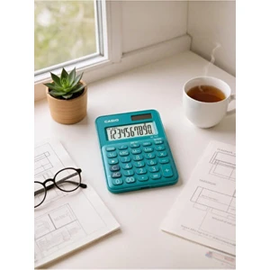 Masa Üstü Hesap Makinesi 10 Haneli Mavi MS-7UC-BU Gelişmiş Ekran Özelliği
