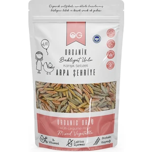 OG natural Organik Karışık Sebzeli Bakliyat Unlu Arpa Şehriye 250 Gr +8 Ay
