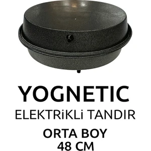 Elektrikli Tandır | Ekmek Yapma Makinesi | Statik Boyalı Çok Amaçlı Pişirici - 48 CM