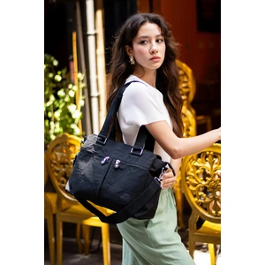 Sn 3026  Suya Dayanıklı Çok Bölmeli Krinkıl Çanta Kol Çantası Omuz