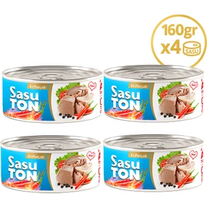 Blue Acılı Ton Balığı 4x160 gr İri Parça
