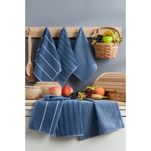 Alvero Veluna 6’lı Mutfak Havlusu Seti – 30x50 cm | Pamuklu, Emici, Yumuşak