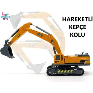 Brother Toys Kepçeli Ekskavatör Oyuncak Iş Makinesi Büyük Boy