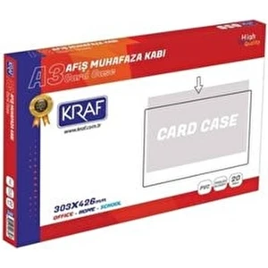 Afiş Muhafaza Kabı A3 2003 Şeffaf ve Parlak PVC ile Evraklarınızı Korur 1 Adet