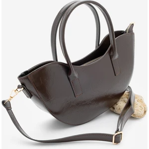 Kadın Fermuar Kapama El ve Omuz Çantası Foren