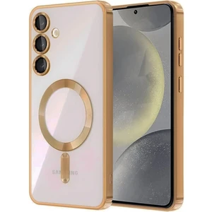 Samsung Galaxy A26 Için Magsafe ile Uyumlu Kılıf Kamera Lensli Korumalı Şeffaf Silikon Kapak