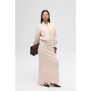 Nivra Pembe Uzun Triko Etek