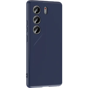 Tecno Camon 40 Uyumlu Kılıf Mara Lansman Soft Silikon Içi Kadife Lacivert