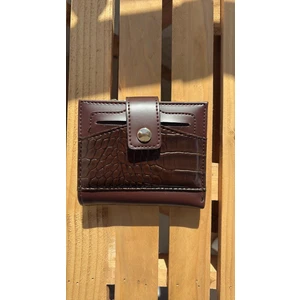 Kadın Ayrılabilir Kartlık Detaylı Rugan Cüzdan - Kartlık ve Bozuk Para Bölmeli, Fermuarlı Cüzdan