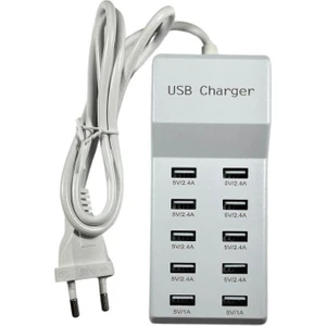 10 Port Çoklu USB Şarj Devresi