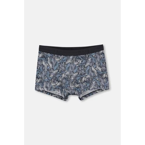 Siyah 5210 Desenli Pamuk Boxer