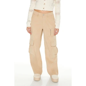 Kadife Straight Kargo Pantolon