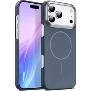 iPhone 17 Pro Uyumlu Kılıf Sert Mika Ultra Ince Alp M-Safe Şarj Özellikli Lacivert