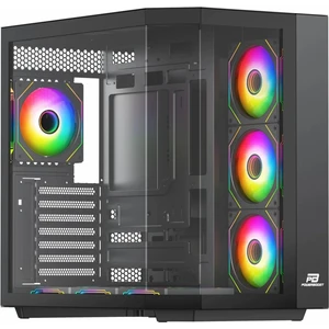 Powerboost PB-A4375B 750W 80+ Bronz USB 3.2 Argb Atx Mid Tower Siyah Kasa